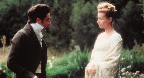 Emma (Douglas McGrath, 1996, VS). Gwyneth Paltrow sprankelt in titelrol in frivole verfilming van de gelijknamige roman van Jane Austen (1775-1817), de postume koningin van de elegante cinema. Even zelfingenomen als kwetsbare Emma (Paltrow) heeft zich voorgenomen de simpele Harriet Smith (Toni Collette) aan de man te brengen.